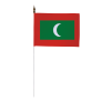 Drapeau de table Maldives 10 x 15 cm