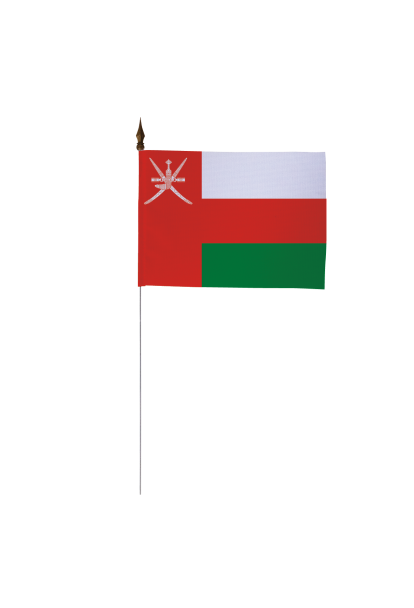 Drapeau de table Oman 10 x 15 cm