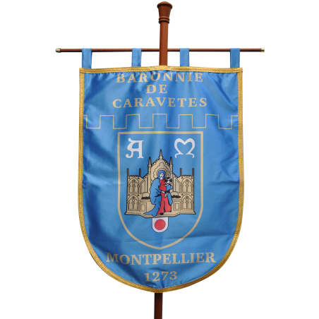 Bannière de confrérie imprimée