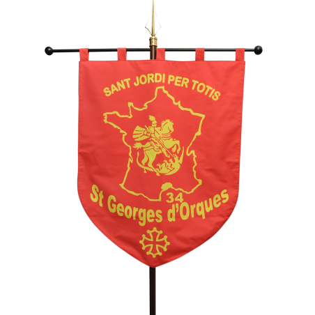 Bannière de confrérie imprimée