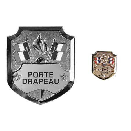 Boutonnière Porte Drapeau - attache pin's