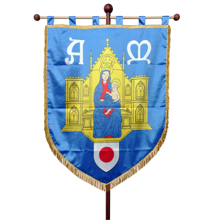 Bannière de confrérie imprimée