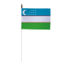 Drapeau de table Ouzbékistan 10 x 15 cm