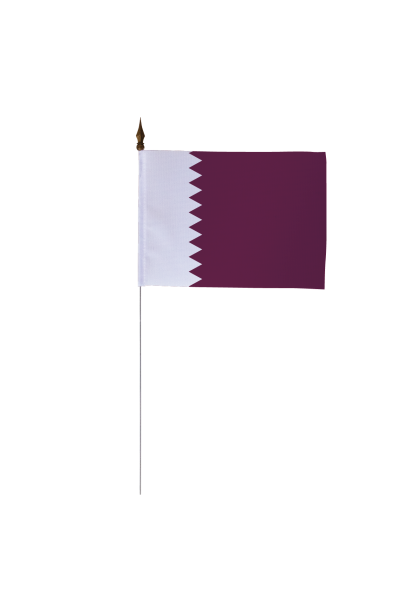 Drapeau de table Qatar 10 x 15 cm