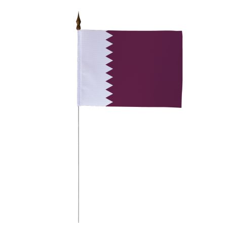 Drapeau de table Qatar 10 x 15 cm