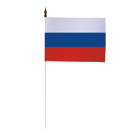 Drapeau de table Russie 10 x 15 cm