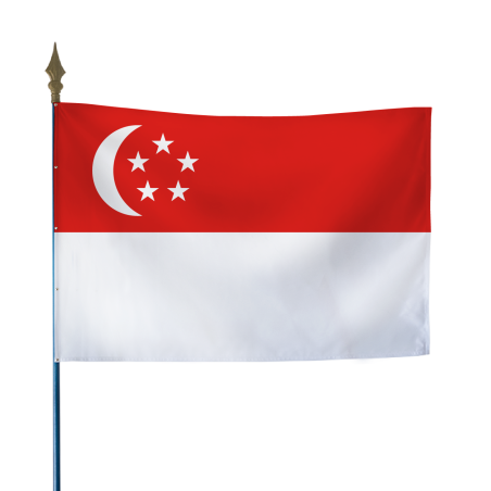 Drapeau Singapour