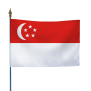 Drapeau Singapour