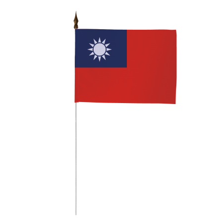 Drapeau de table Taïwan 10 x 15 cm