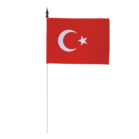 Drapeau de table Turquie 10 x 15 cm