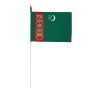 Drapeau de table Turkmenistan 10 x 15 cm