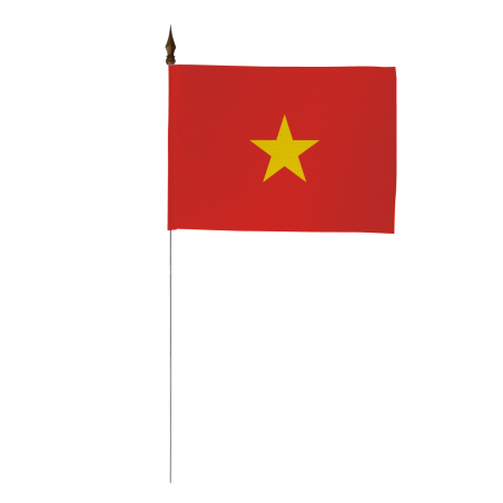 Drapeau de table Vietnam 10 x 15 cm