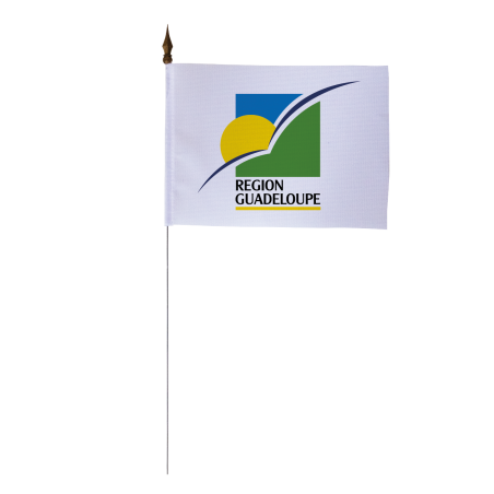 Drapeau de table Guadeloupe 10 x 15 cm