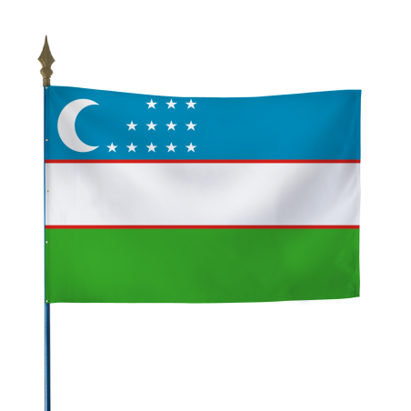 Drapeau Ouzbékistan