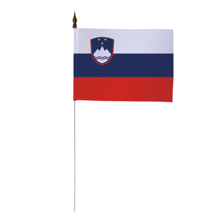 Drapeau de table Slovénie 10 x 15 cm