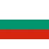 Lot de 100 drapeaux de table Bulgarie en plastique