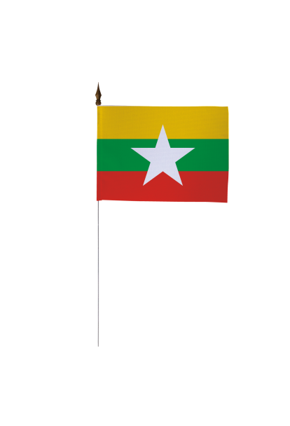 Drapeau de table Myanmar