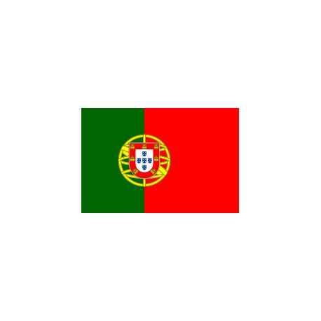 Lot de 100 drapeaux de table Portugal en plastique