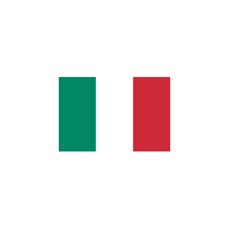 Drapeaux Italie à agiter 9.5 x 16 cm - Lot de 100