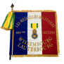 Drapeau Association brodé sur OTTOMAN