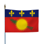 Drapeau Armoiries Guadeloupe