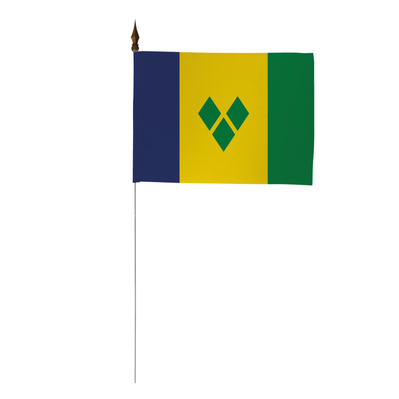 Drapeau de table Saint Vincent et les Grenadines