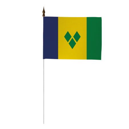 Drapeau de table Saint Vincent et les Grenadines
