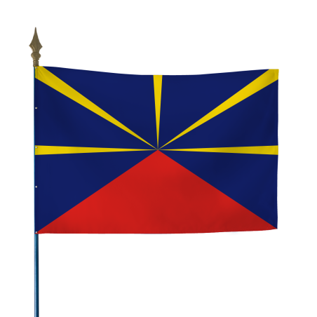 Drapeau Armoiries de la Réunion