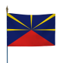 Drapeau Armoiries de la Réunion