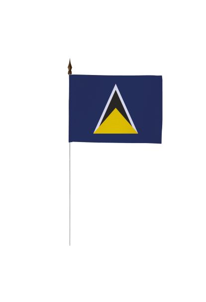 Drapeau de table Sainte-Lucie