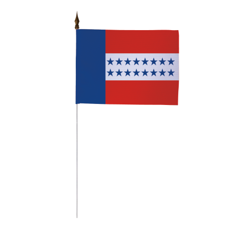 Drapeau de table Tuamotu 10 x 15 cm