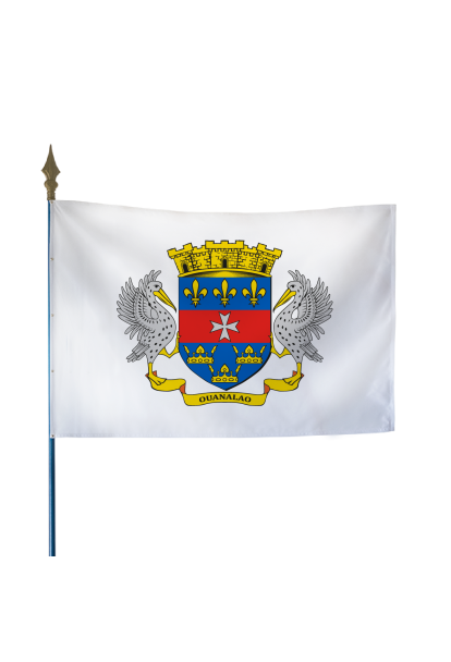 Drapeau Armoiries Saint-Barthélemy