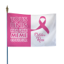 Drapeau Octobre Rose - Modèle C
