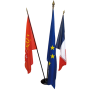 Drapeau de Mairie Europe 100 x 150 cm