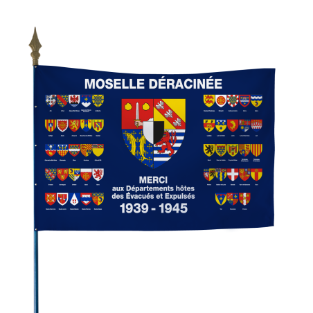 Drapeau Moselle Déracinée