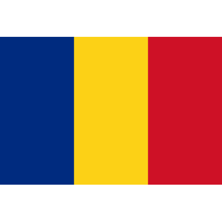 Drapeaux Roumanie à agiter 9.5 x 16 cm - Lot de 100