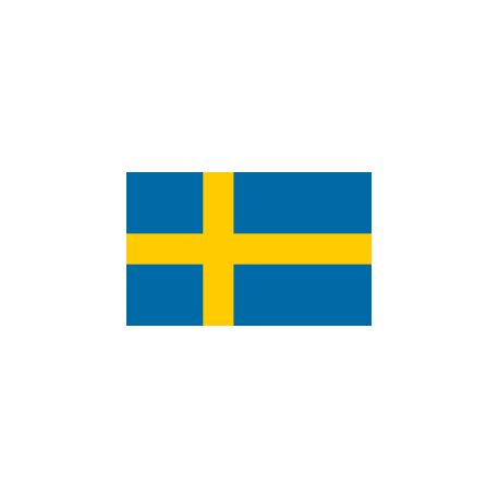 Drapeaux Suède à agiter 9.5 x 16 cm - Lot de 100