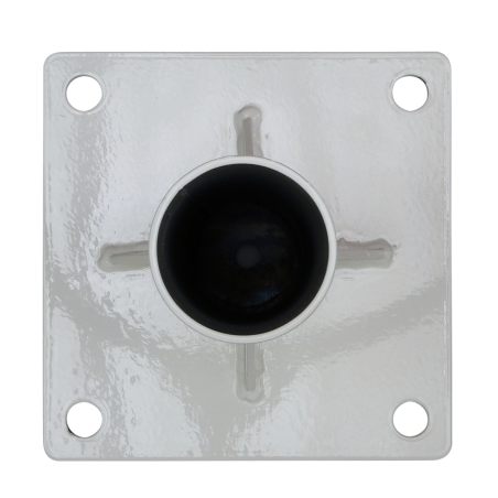 Fourreau sur platine - pour mât diamètre 60 mm