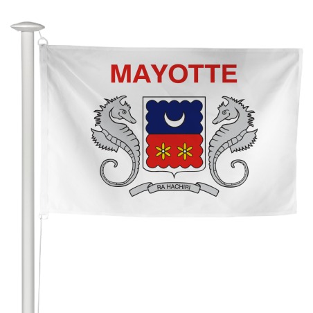 Pavillon Armoiries Mayotte