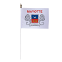 Drapeau de table Armoiries Mayotte 10 x 15 cm