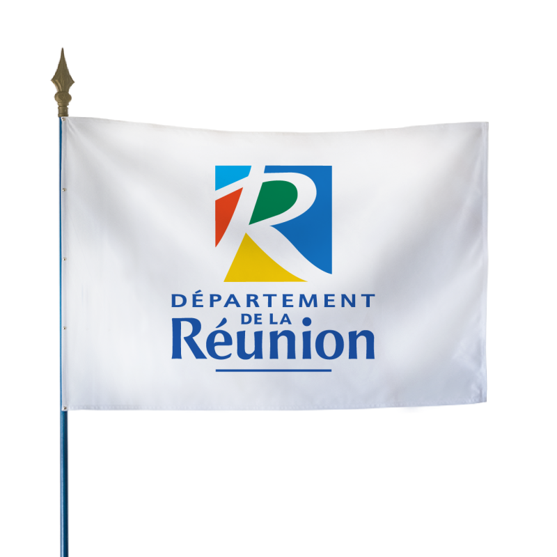 Drapeau Département Réunion