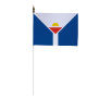 Drapeau de table Saint-Martin 10 x 15 cm