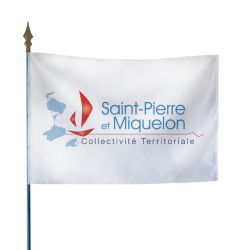 Drapeau Collectivité Saint-Pierre-et-Miquelon