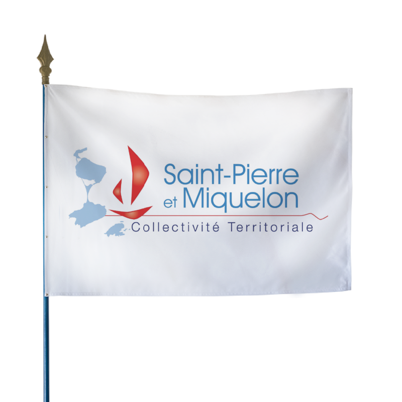 Drapeau Collectivité Saint-Pierre-et-Miquelon