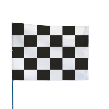 Drapeau de course automobile à DAMIER