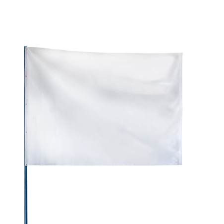 Drapeau de course automobile BLANC