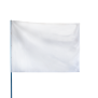 Drapeau de course automobile BLANC