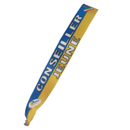 Echarpe personnalisée avec franges