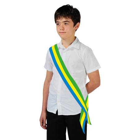 Echarpe personnalisée en biseau