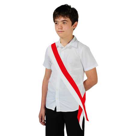 Echarpe personnalisée en biseau